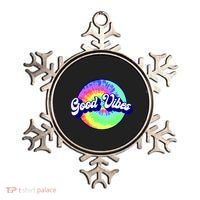 70s Retro Groovy Hippie Good Vibes Ornament thumb 0