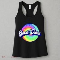 70s Retro Groovy Hippie Good Vibes Women's Tank Top thumb 3