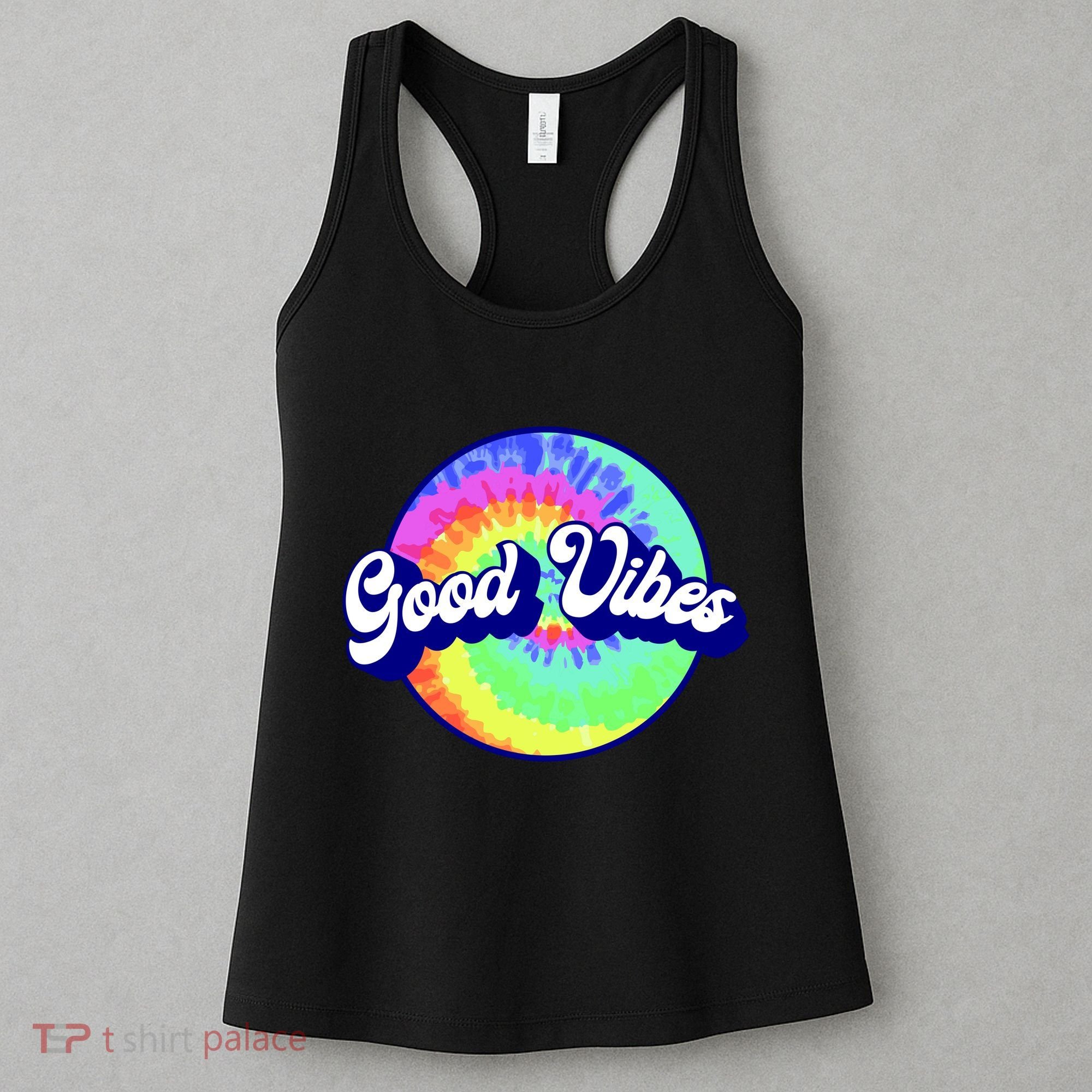 70s Retro Groovy Hippie Good Vibes Women's Tank Top