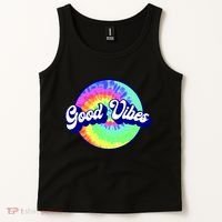 70s Retro Groovy Hippie Good Vibes Tank Top thumb 2