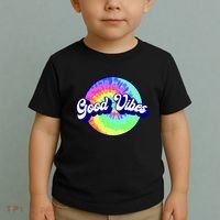 70s Retro Groovy Hippie Good Vibes Toddler T-Shirt thumb 2