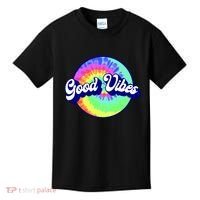 70s Retro Groovy Hippie Good Vibes Kids T-Shirt thumb 0