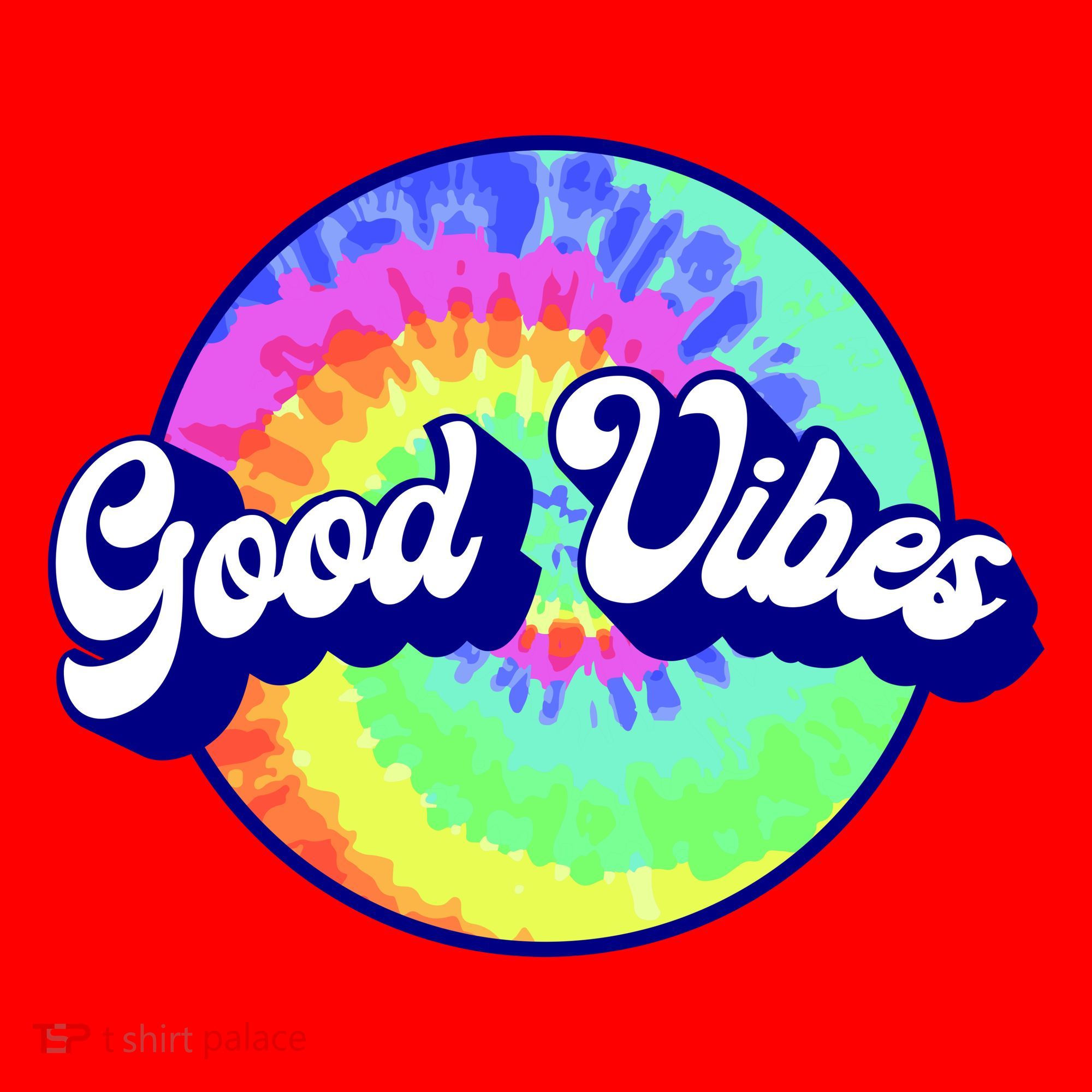 70s Retro Groovy Hippie Good Vibes Santa Hat