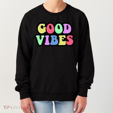 70s Retro Groovy Hippie Good Vibes Bold Women's Sweatshirt