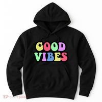 70s Retro Groovy Hippie Good Vibes Bold Hoodie thumb 0