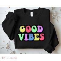 70s Retro Groovy Hippie Good Vibes Bold Sweatshirt thumb 2