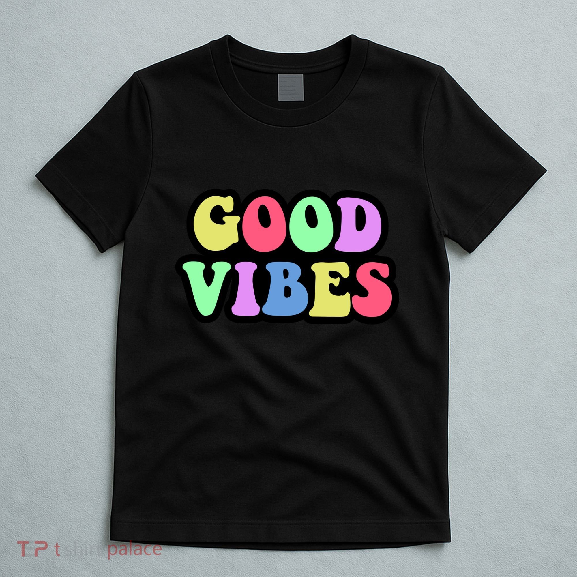 70s Retro Groovy Hippie Good Vibes Bold T-Shirt