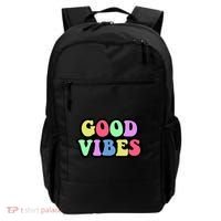 70s Retro Groovy Hippie Good Vibes Bold Backpack thumb 0
