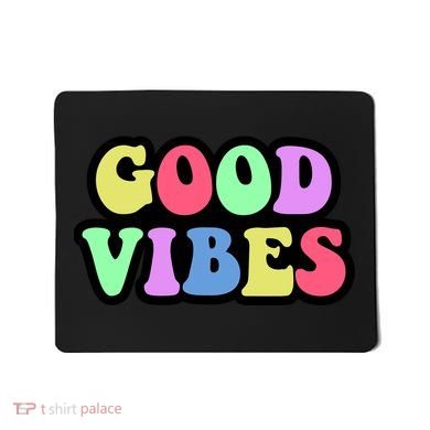 70s Retro Groovy Hippie Good Vibes Bold Mousepad