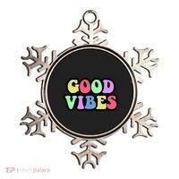 70s Retro Groovy Hippie Good Vibes Bold Ornament thumb 0
