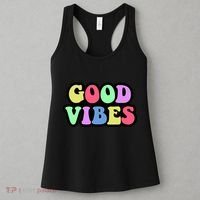 70s Retro Groovy Hippie Good Vibes Bold Women's Tank Top thumb 3