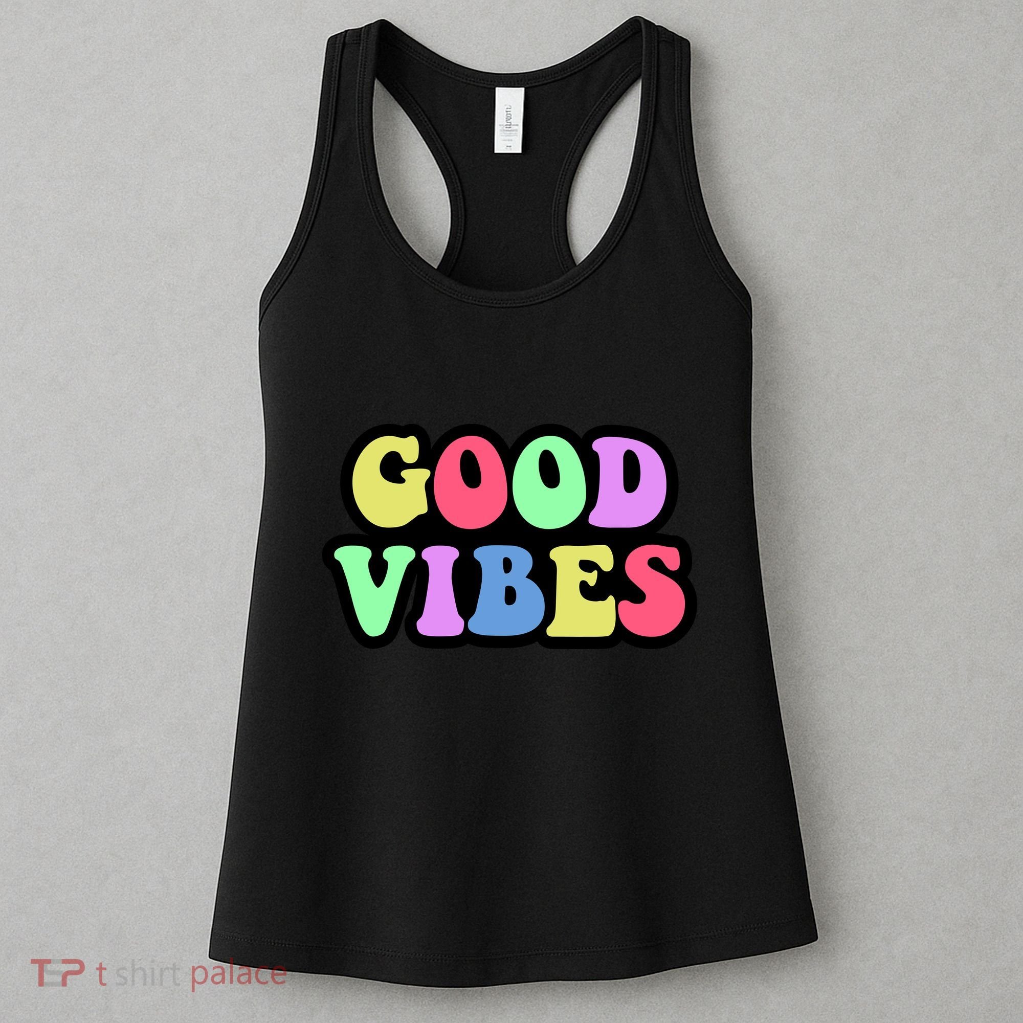 70s Retro Groovy Hippie Good Vibes Bold Women's Tank Top