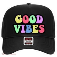 70s Retro Groovy Hippie Good Vibes Bold Hat thumb 0