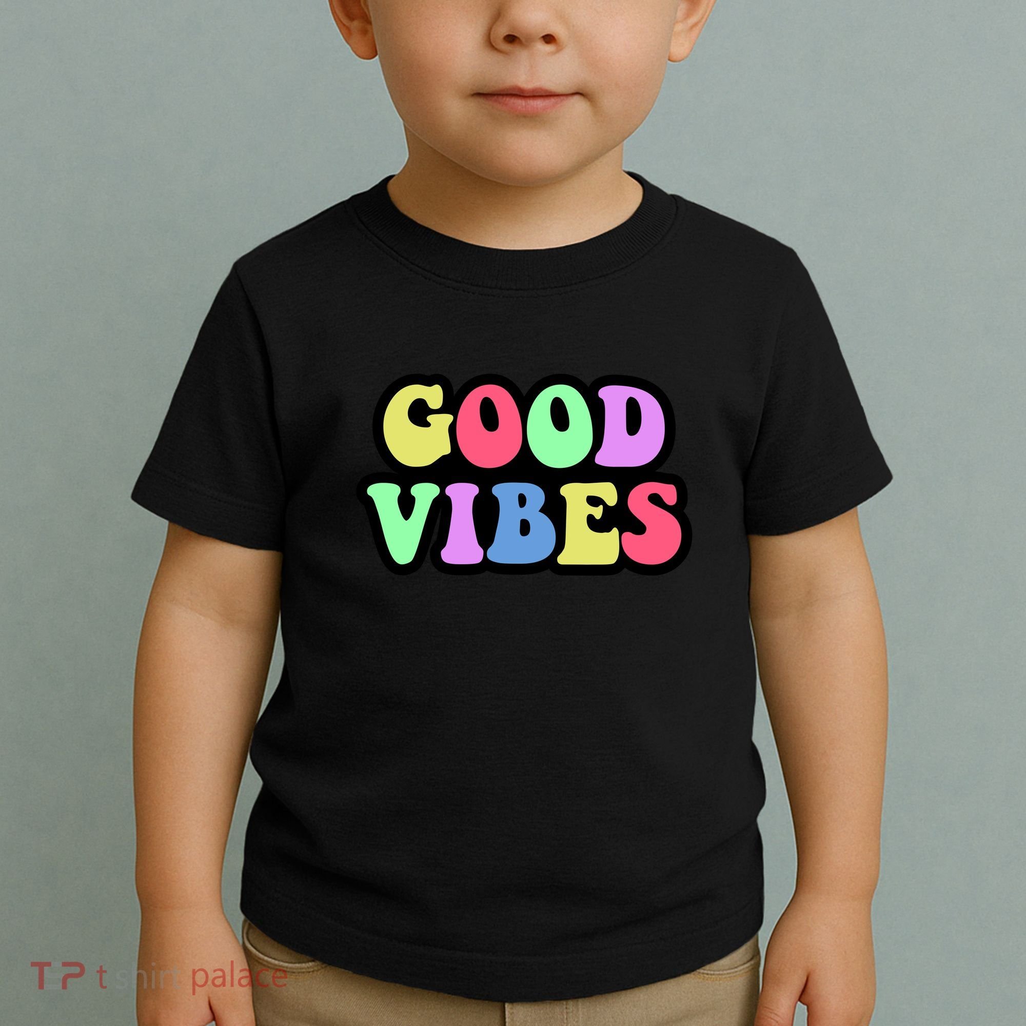 70s Retro Groovy Hippie Good Vibes Bold Toddler T-Shirt