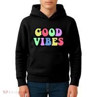 70s Retro Groovy Hippie Good Vibes Bold Kids Hoodie thumb 4