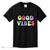 70s Retro Groovy Hippie Good Vibes Bold Kids T-Shirt thumb 0