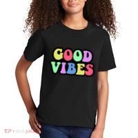 70s Retro Groovy Hippie Good Vibes Bold Kids T-Shirt thumb 2