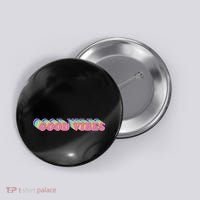 70s Retro Groovy Hippie Good Vibes Repeat Button thumb 0