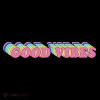 70s Retro Groovy Hippie Good Vibes Repeat Ornament thumb 1