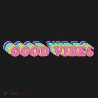 70s Retro Groovy Hippie Good Vibes Repeat Toddler Hoodie thumb 2