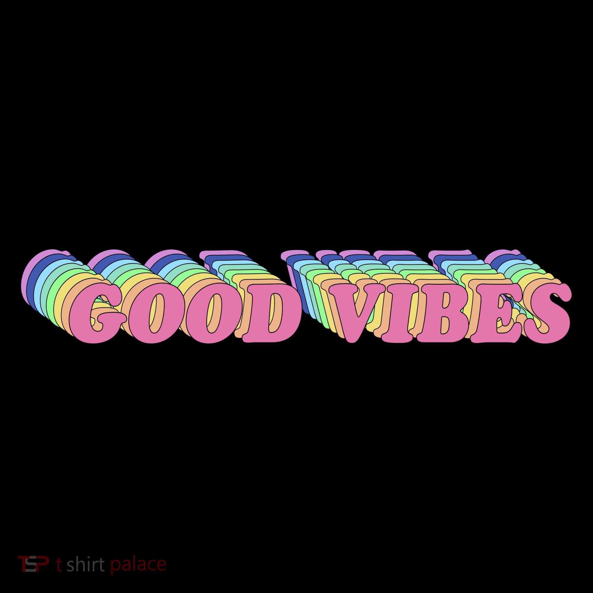 70s Retro Groovy Hippie Good Vibes Repeat Women's T-Shirt