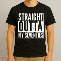 70th Birthday - Straight Outta My Seventies T-Shirt thumb 3
