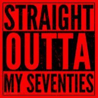 70th Birthday - Straight Outta My Seventies Santa Hat thumb 1