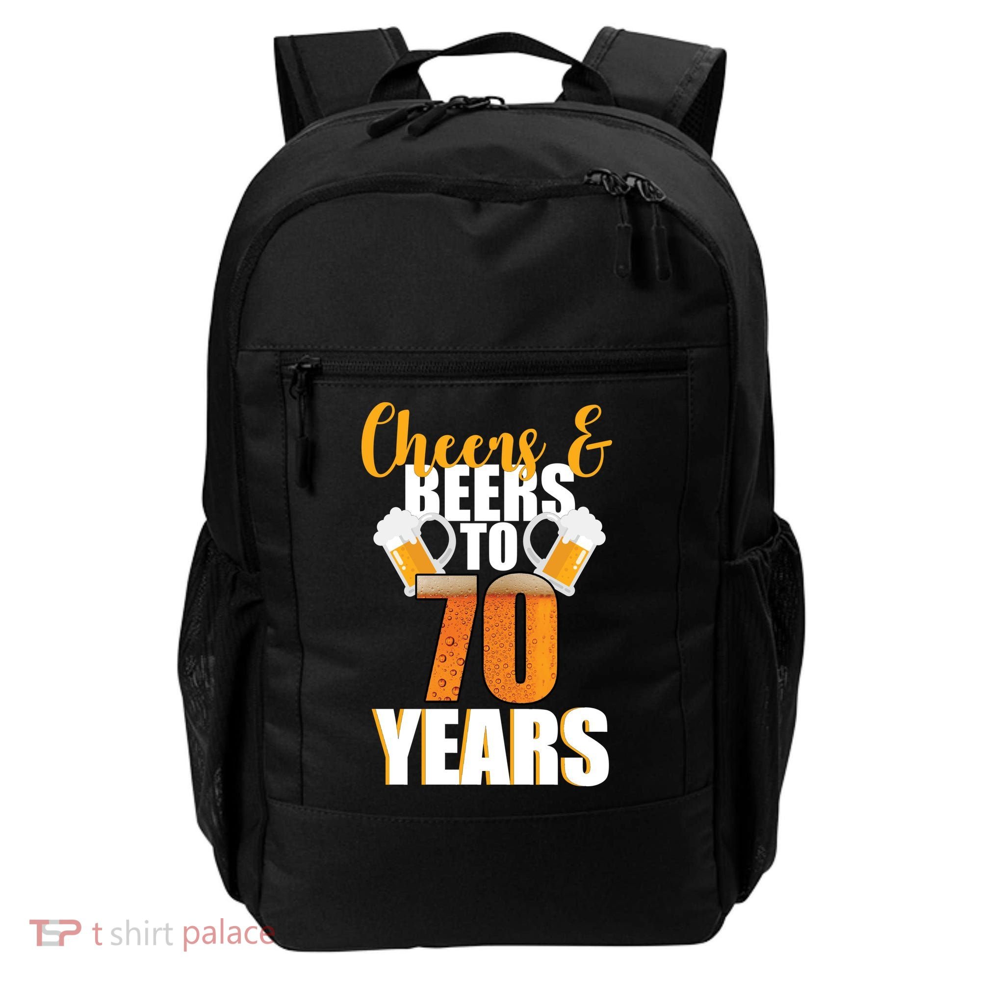 70th Birthday Cheers & Beers To 70 Years Backpack