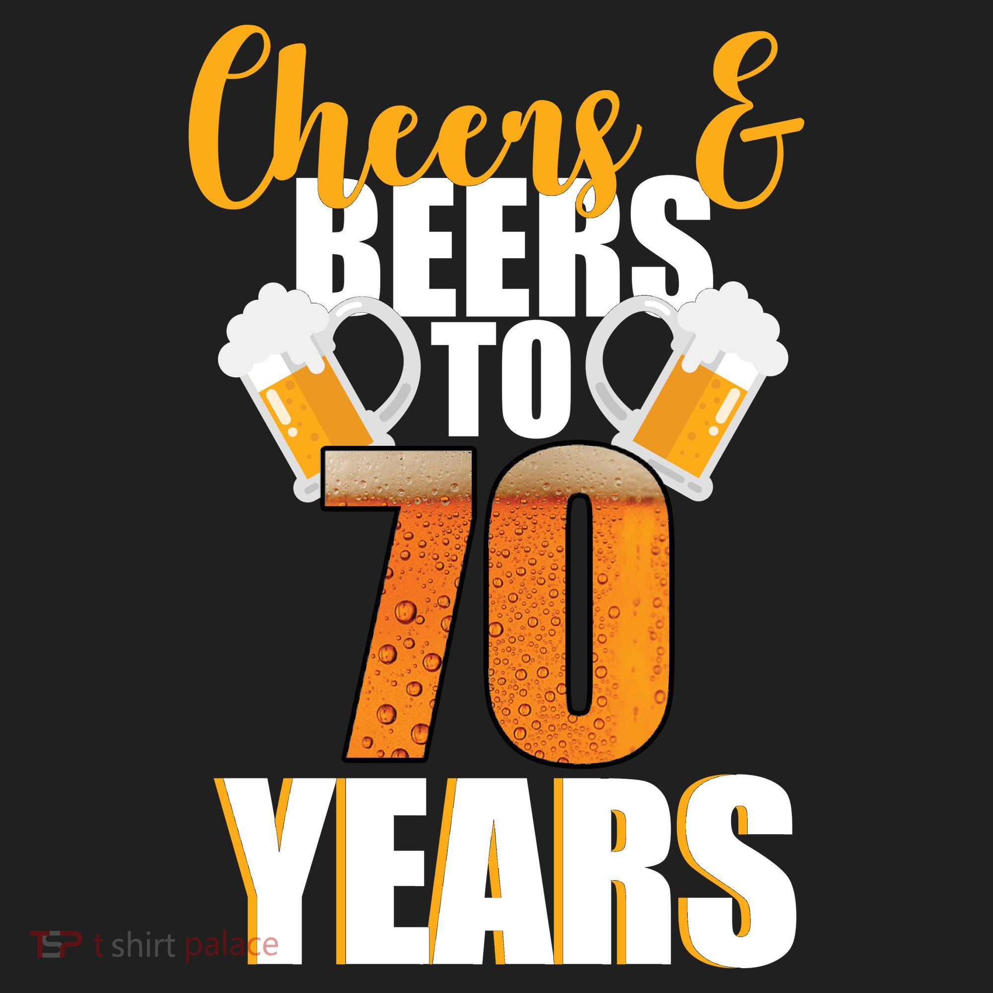 70th Birthday Cheers & Beers To 70 Years Beanie