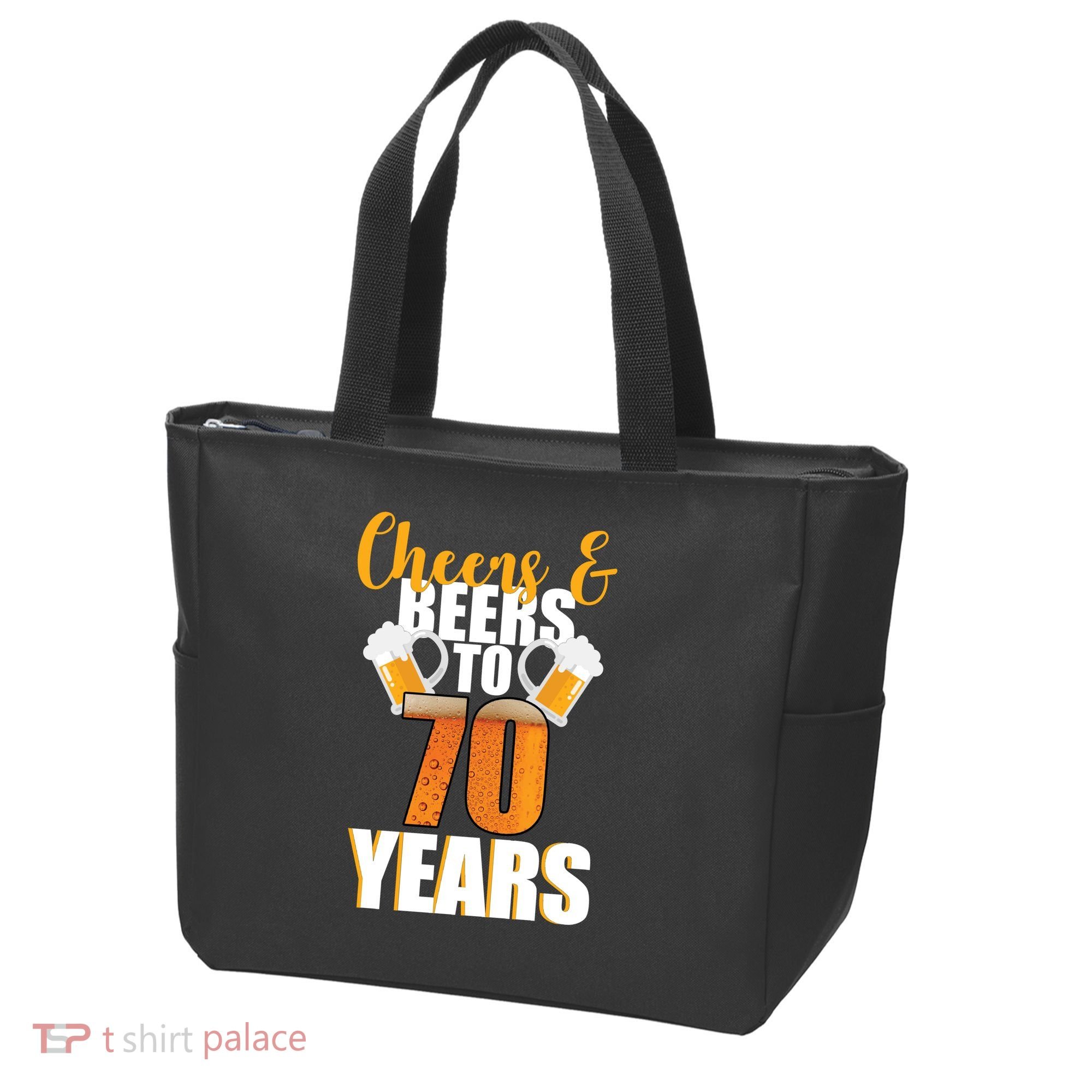 70th Birthday Cheers & Beers To 70 Years Tote Bag