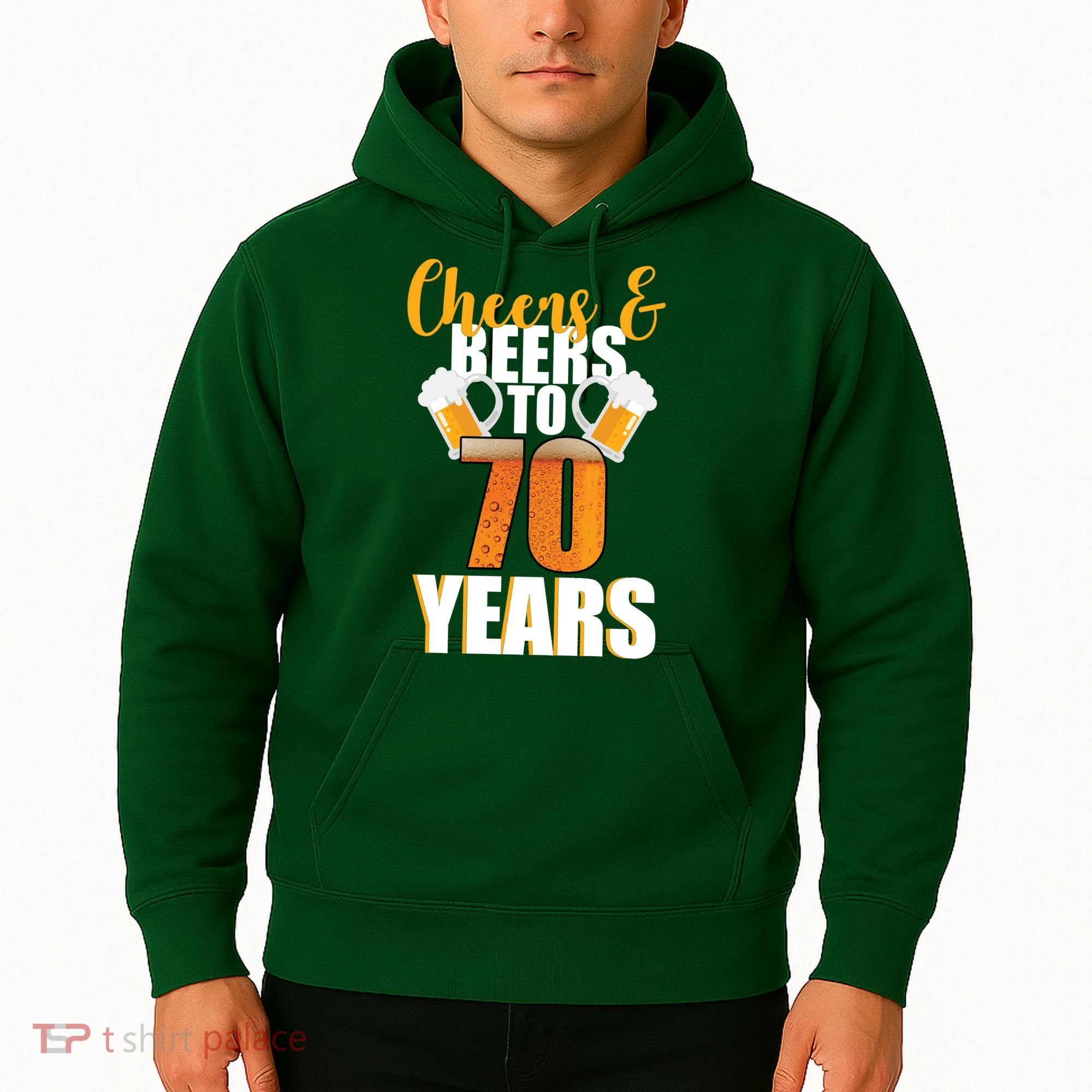 70th Birthday Cheers & Beers To 70 Years Hoodie