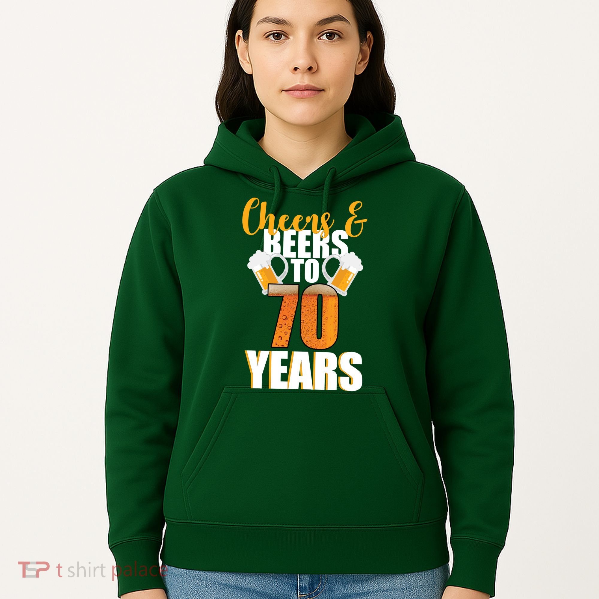 70th Birthday Cheers & Beers To 70 Years Hoodie