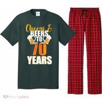 70th Birthday Cheers & Beers To 70 Years Pajama Set thumb 0