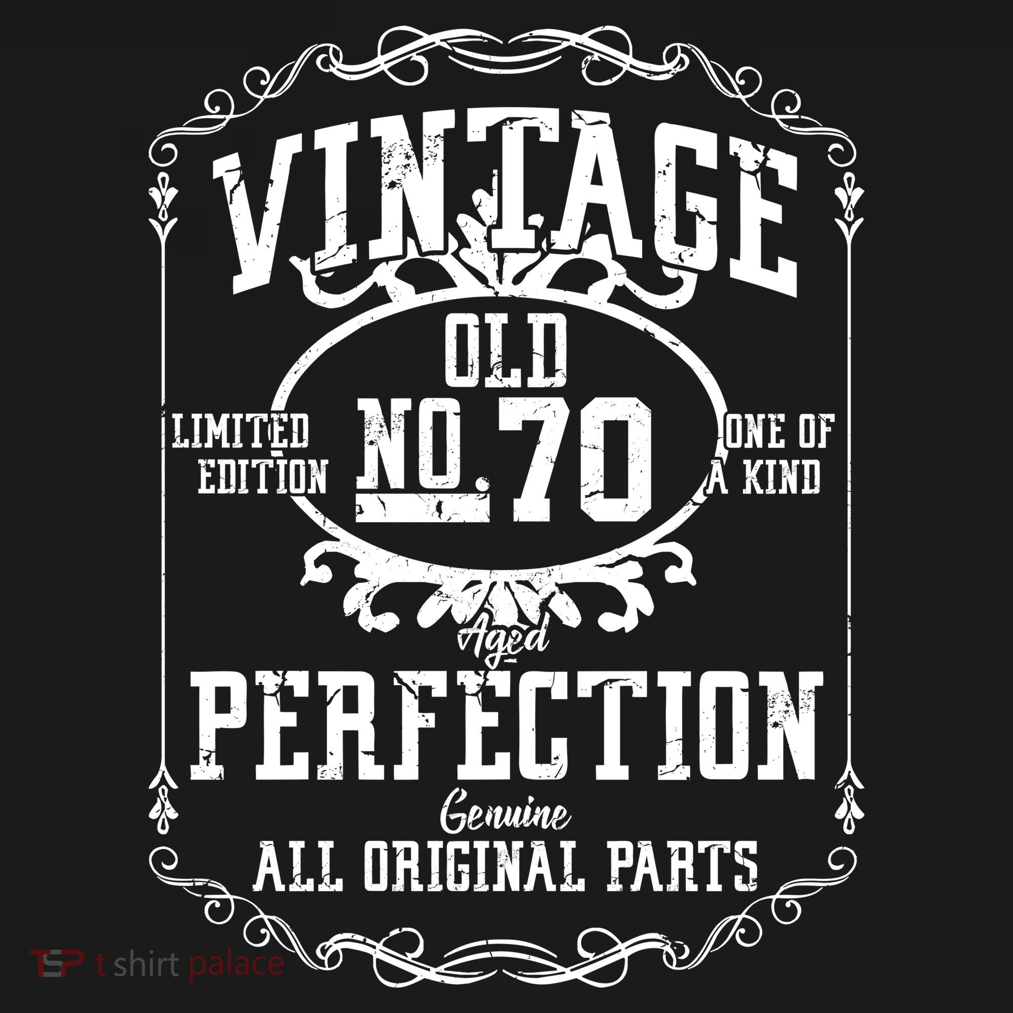 70th Birthday Genuine All Original Parts Bucket Hat