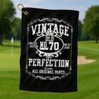 70th Birthday Genuine All Original Parts Golf Towel thumb 1