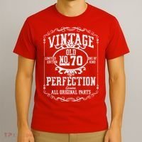 70th Birthday Genuine All Original Parts T-Shirt thumb 3