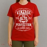 70th Birthday Genuine All Original Parts T-Shirt thumb 4
