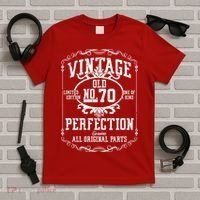 70th Birthday Genuine All Original Parts T-Shirt thumb 5