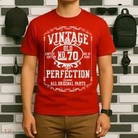 70th Birthday Genuine All Original Parts T-Shirt thumb 6
