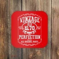 70th Birthday Genuine All Original Parts Coaster thumb 0