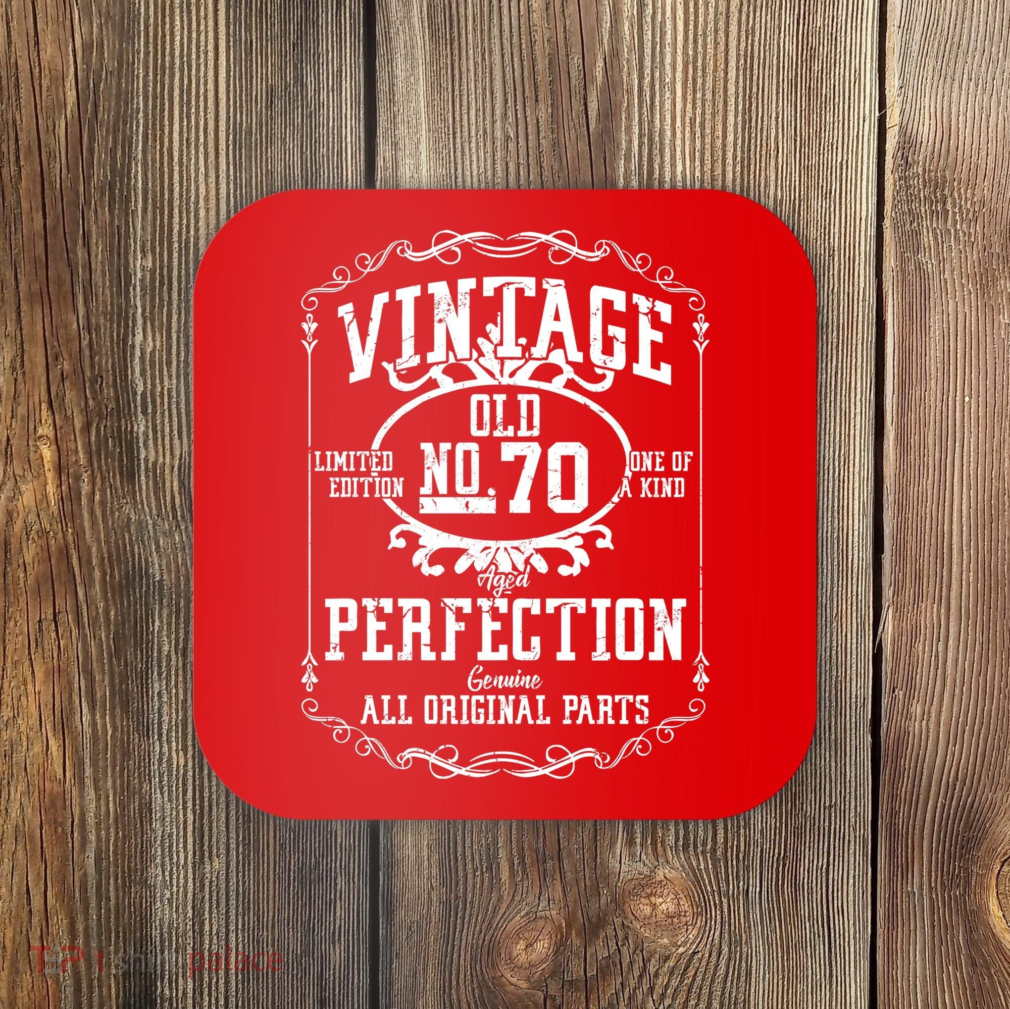 70th Birthday Genuine All Original Parts Coaster