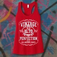 70th Birthday Genuine All Original Parts Women's Tank Top thumb 3