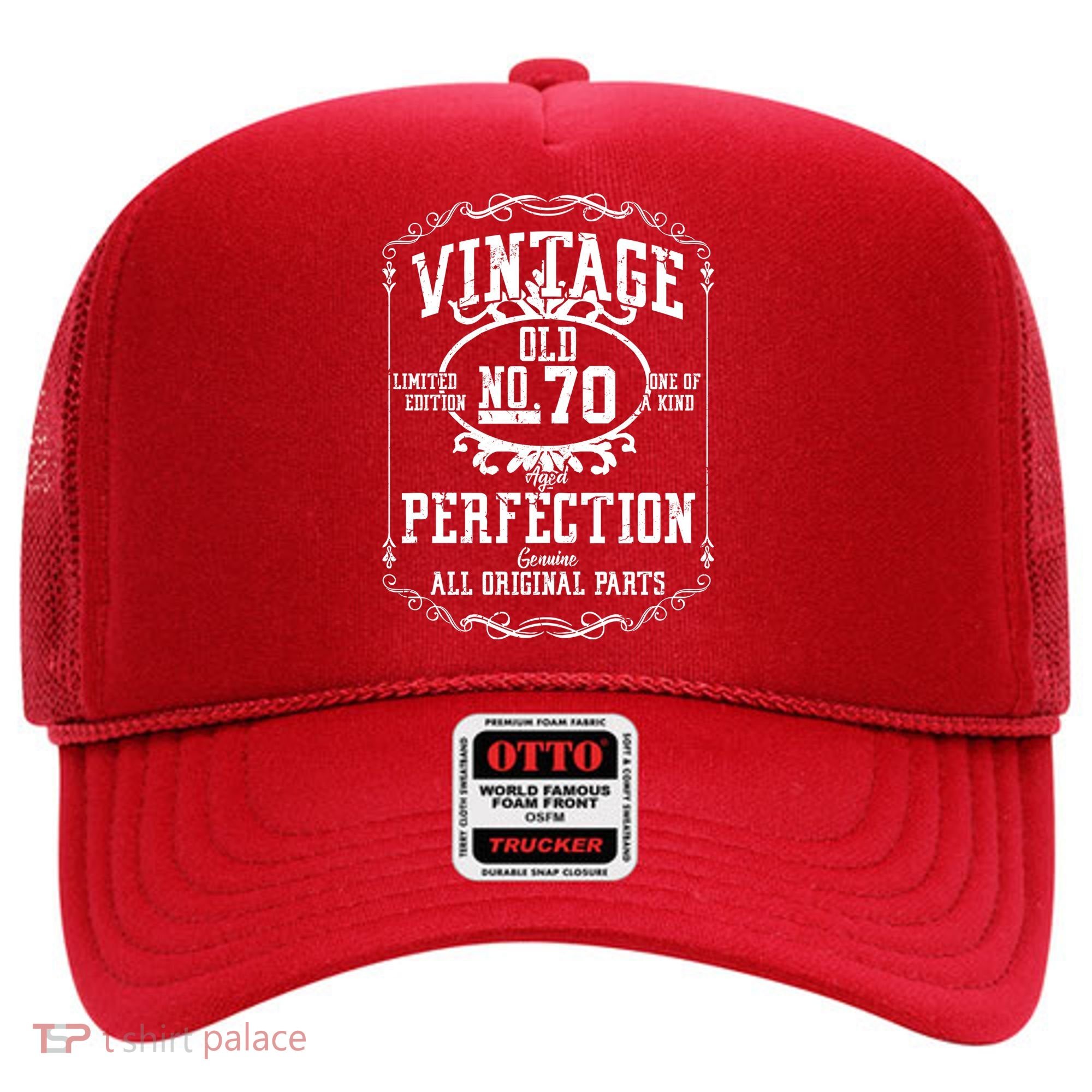 70th Birthday Genuine All Original Parts Hat