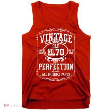 70th Birthday Genuine All Original Parts Tank Top