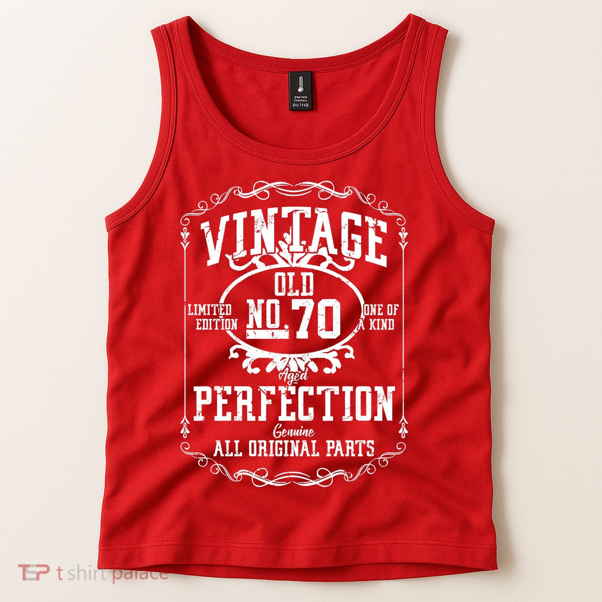 70th Birthday Genuine All Original Parts Tank Top
