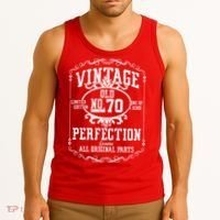 70th Birthday Genuine All Original Parts Tank Top thumb 3