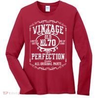 70th Birthday Genuine All Original Parts Women's Long Sleeve Shirt thumb 0