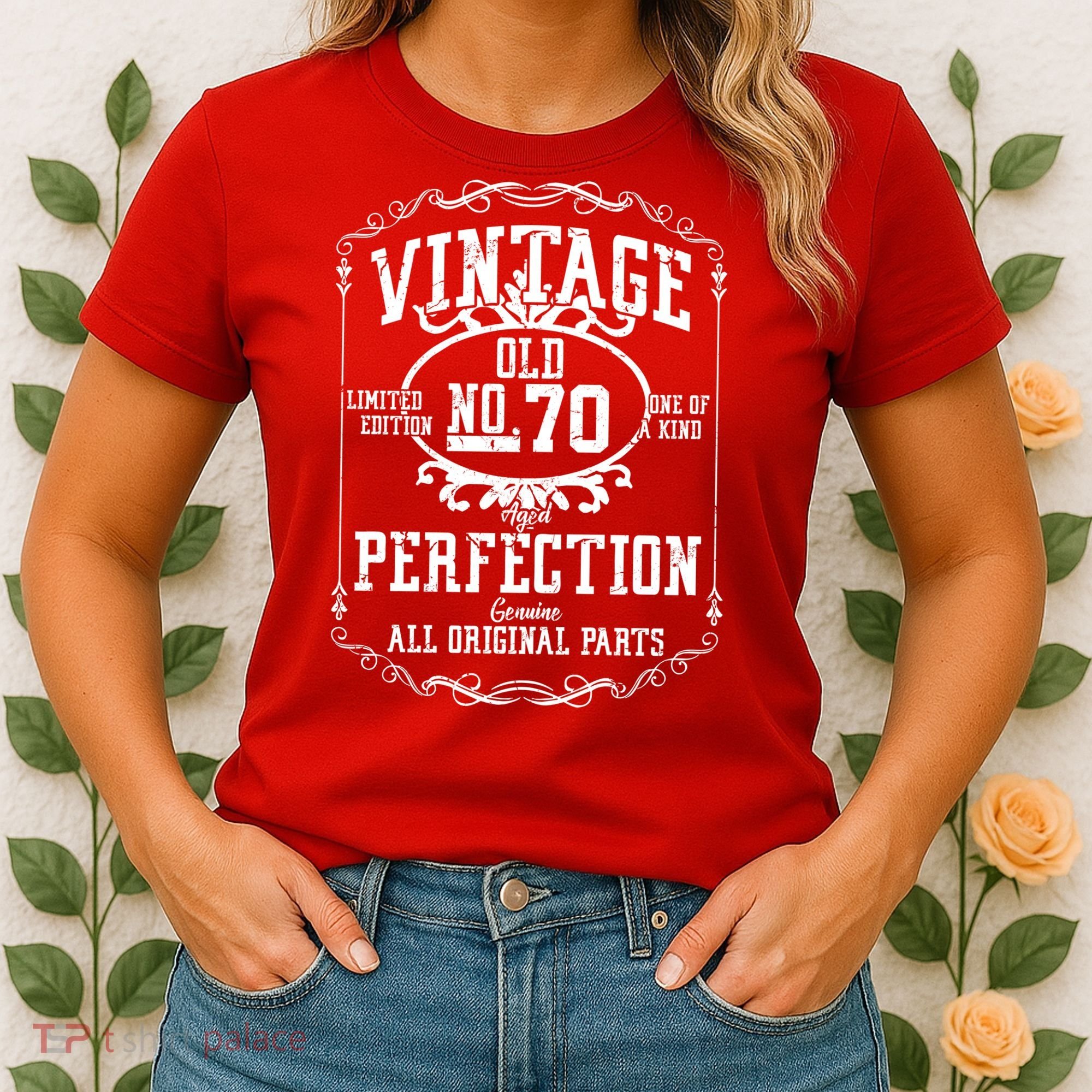 70th Birthday Genuine All Original Parts Women's T-Shirt