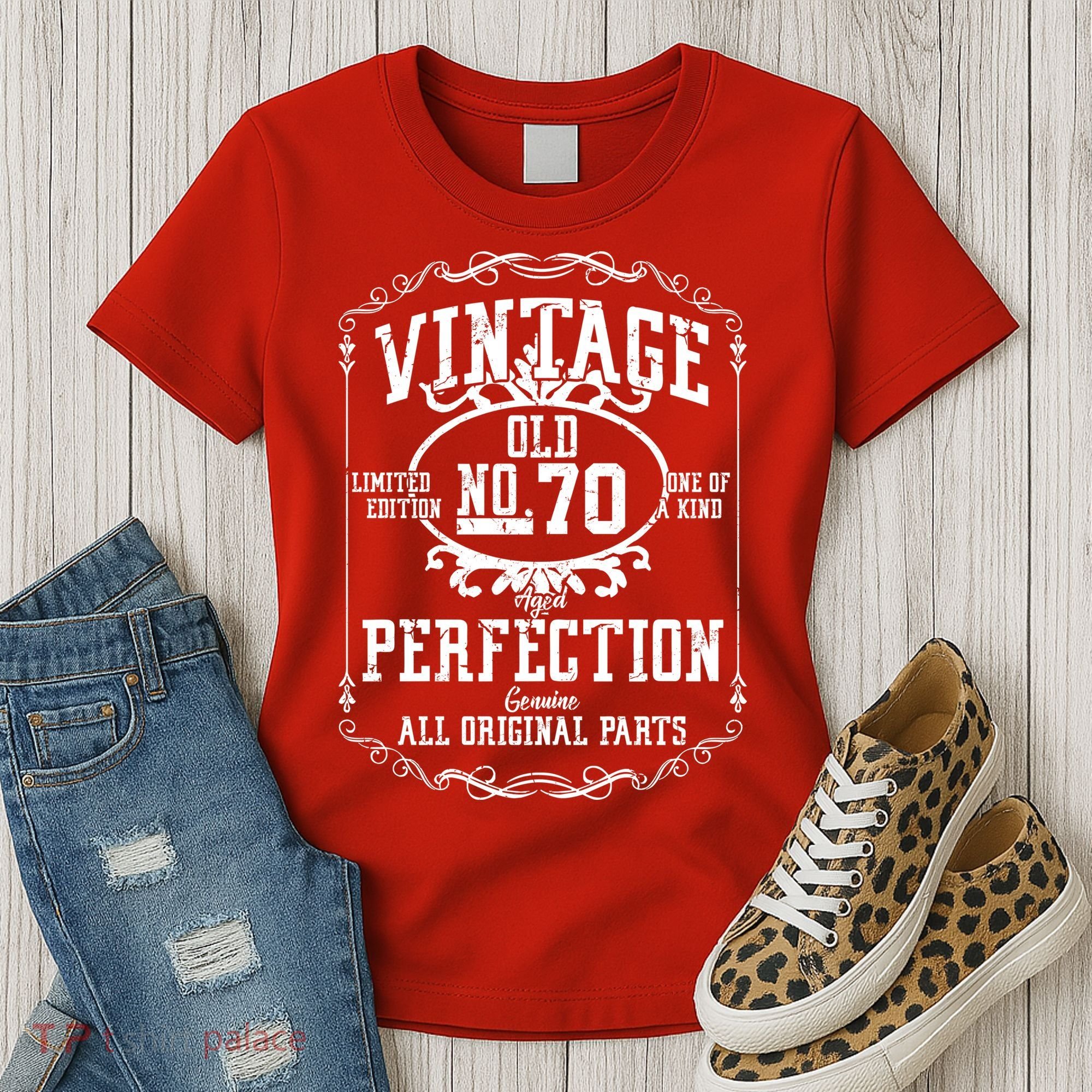 70th Birthday Genuine All Original Parts Women's T-Shirt