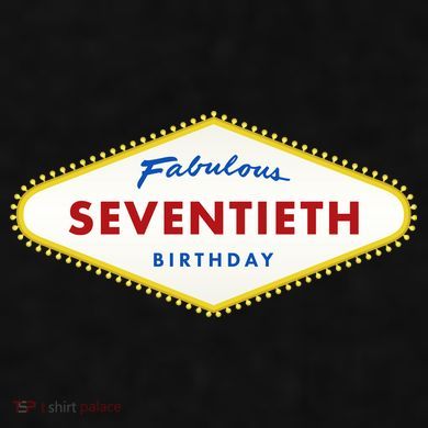 70th Birthday Las Vegas Fabulous Seventieth Ladies PosiCharge Tri-Blend Wicking Tank